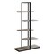 Monarch Specialties Bookshelf, Bookcase, Etagere, 5 Tier, 60"H, Office, Bedroom, Metal, Laminate, Brown, Black I 7232 - alternate 1